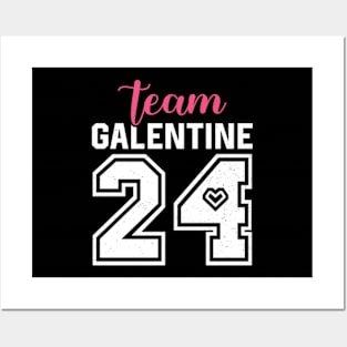 Team Galentine Day 2024 Feb 13 Girls Night Out Wine Drinking Posters and Art